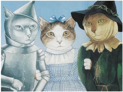 Ilustrace z filmu Kočky (pub. 2006) od Susan Herbert