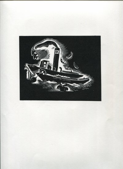Thames Boat (čárový tisk) od Suzanne Cooper