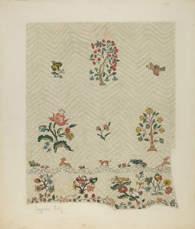 Přehoz přes postel, c. 1941. od Suzanne Roy