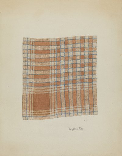 Tkané ubrousky, c. 1937. od Suzanne Roy