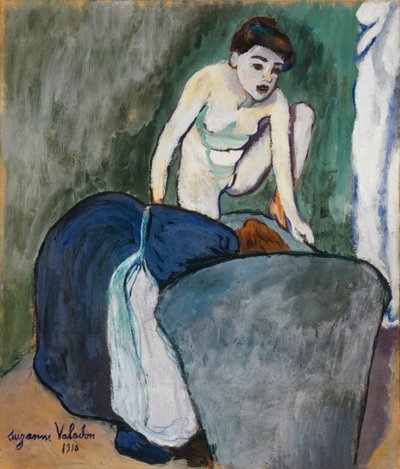 Dívka, 1910 (pastel a olej na papíře) od Marie Clementine (Suzanne) Valadon