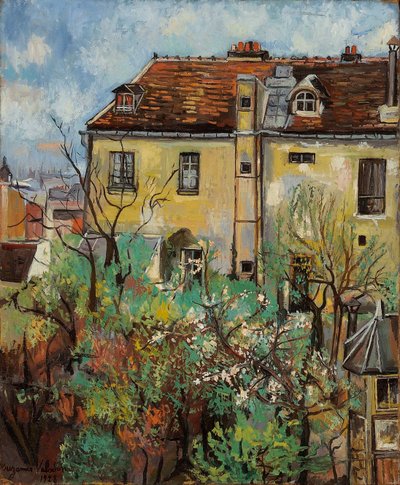 Zahrada v rue Cortot, 1928. od Suzanne Valadon
