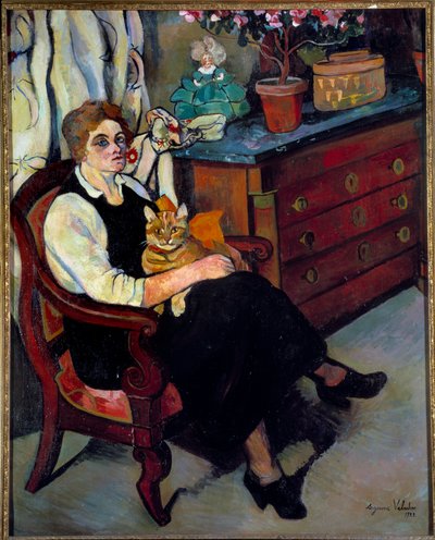 Obraz slečny Lily Walton od Marie-Clementine (Marie Clementine) Valadon, dit Suzanne Valadon (1865-1938) od Suzanne Valadon