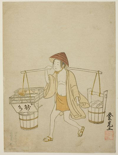Prodejce vody od Suzuki Harunobu