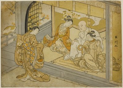 Buddhova ranní delegace Před Taira no Kiyomori od Suzuki Harunobu