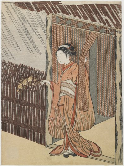 Mitate of the Poet O_ta Do_kan, 1766-1767 od Suzuki Harunobu