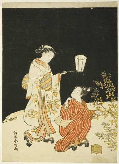 Hledání světlušek od Suzuki Harunobu