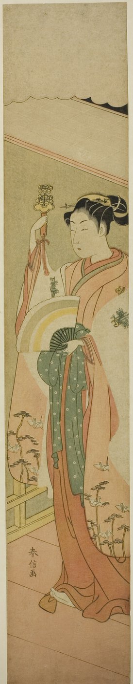 Tanec Kagura od Suzuki Harunobu