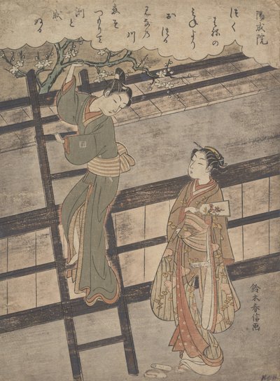 Člen noční daně? 1766. , komár. 1766. od Suzuki Harunobu