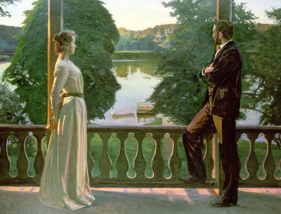 Severský letní večer od Sven Richard Bergh