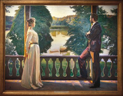 Švédsko, Göteborg, Severský letní večer od Sven Richard Bergh