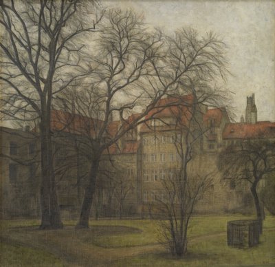 Zahrada knížecího paláce, Kodaň od Svend Hammershøi