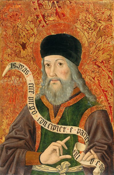 Prorok Izajáš, 15. století. od Swabian master