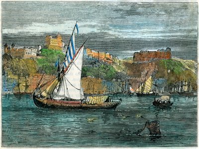 Pohled na Porto, Portugalsko, c1880 od Swain
