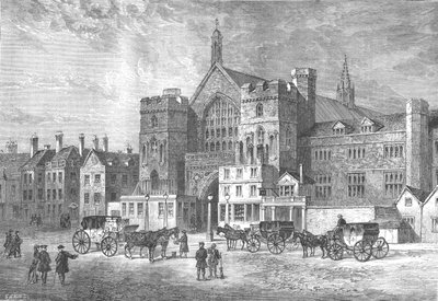 Westminster Hall, 1808 1897 od Swain