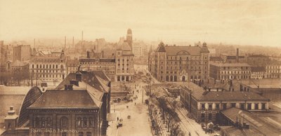 Malmö: oslava z přístavu (čb fotografie) od Swedish Photographer