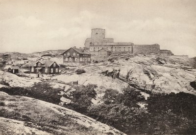 Švédsko / Švédsko: Bohuslan, Marstrand, Karlstens Fastning (č/b foto) od Swedish Photographer