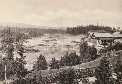 Švédsko / Švédsko: Jamtland, Eggforsen (č/b foto) od Swedish Photographer