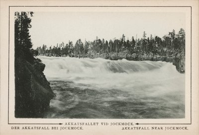 Švédsko: Akkatsfall u Jockmocku (čb foto) od Swedish Photographer