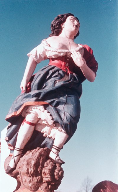 Figurka z neznámé plachetnice, polovina 18. století (lakované dřevo) od Swedish School