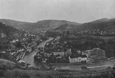 Baden, Vue Generale (černobílá fotografie) od Swiss Photographer