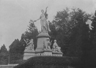 Bale, Le Monument de Saint-Jacques (černobílá fotografie) od Swiss Photographer