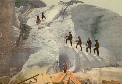 Bernská vysočina: Grindelwald, Dolní ledovec (barevné foto) od Swiss Photographer