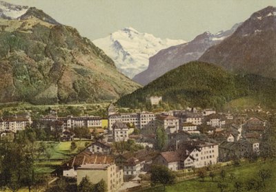 Bernese Oberland: Interlaken, celkový pohled (barevné foto) od Swiss Photographer