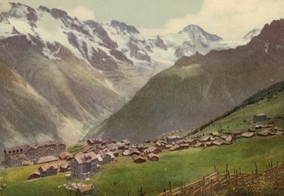 Bernská vysočina: Murren, celkový pohled (barevné foto) od Swiss Photographer
