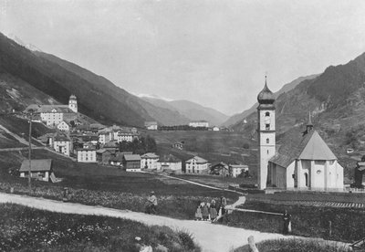 Disentis, Vue generale (černobílá fotografie) od Swiss Photographer