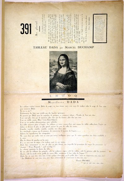 Dadarev obrázek 391, of. 8, rybářská stanice, únor 1919 od Swiss School