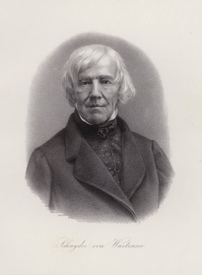 Franz Xaver Schnyder von Wartensee, švýcarský skladatel (rytina) od Swiss School