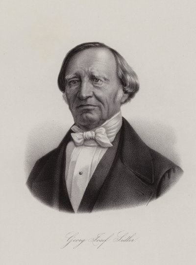 Georg Joseph Sidler , švýcarský politik (rytina) od Swiss School
