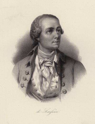 Horace Benedict de Saussure, švýcarský fyzik, horolezec a alpský průzkumník (rytina) od Swiss School