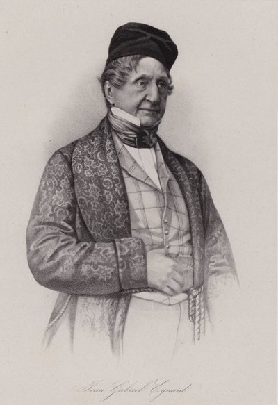 Jean-Gabriel Eynard, švýcarský bankéř (rytina) od Swiss School