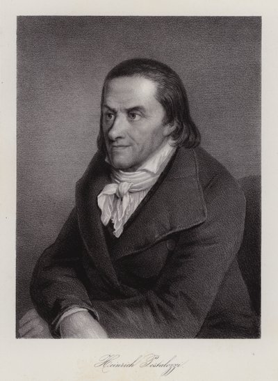 Johann Heinrich Pestalozzi, švýcarský reformátor školství (rytina) od Swiss School