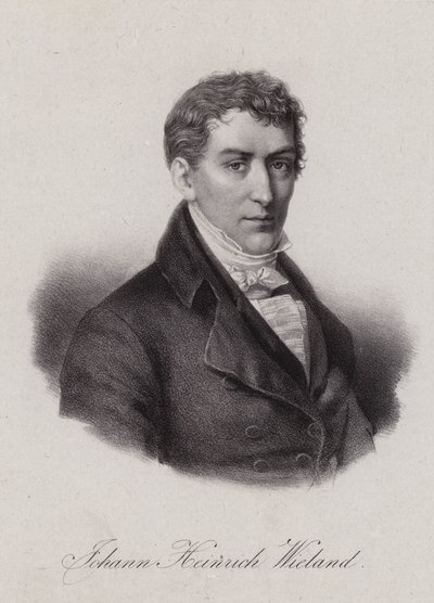 Johann Heinrich Wieland, švýcarský právník a politik v Helvetské republice (rytina) od Swiss School