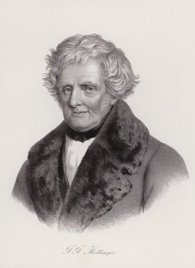 Johann Jakob Hottinger , švýcarský historik (rytina) od Swiss School