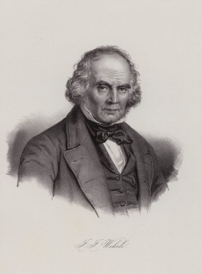 Johann Jakob Wehrli, švýcarský pedagog (rytina) od Swiss School
