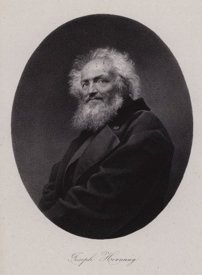 Joseph Hornung , švýcarský malíř (rytina) od Swiss School