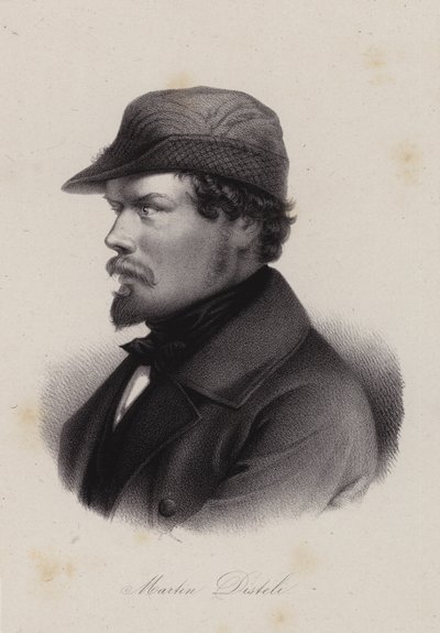 Martin Disteli, švýcarský malíř (rytina) od Swiss School