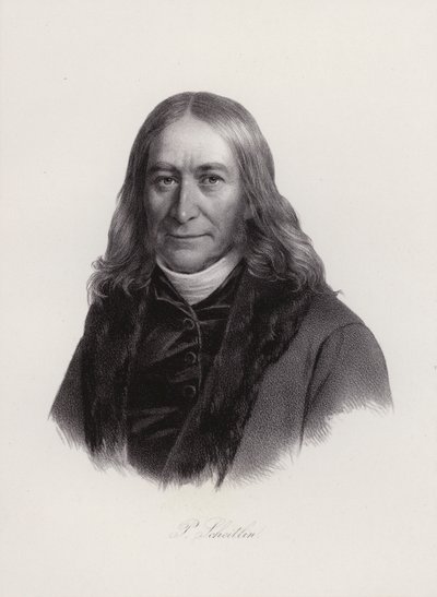 Peter Scheitlin, švýcarský pastor a učitel (rytina) od Swiss School