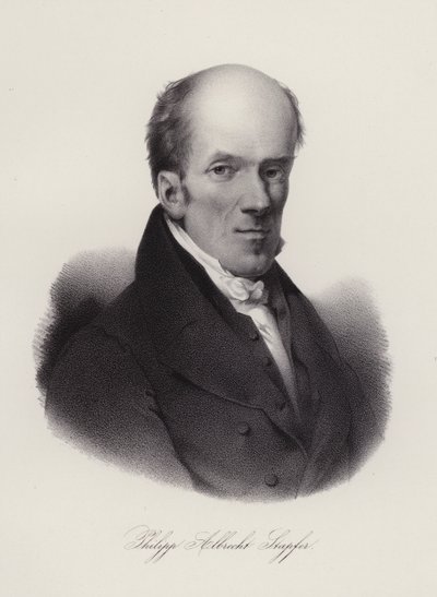Philipp Albert Stapfer , švýcarský politik a filozof (rytina) od Swiss School