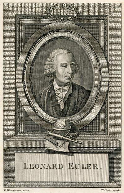 Portrét Leonarda Eulera od Swiss School