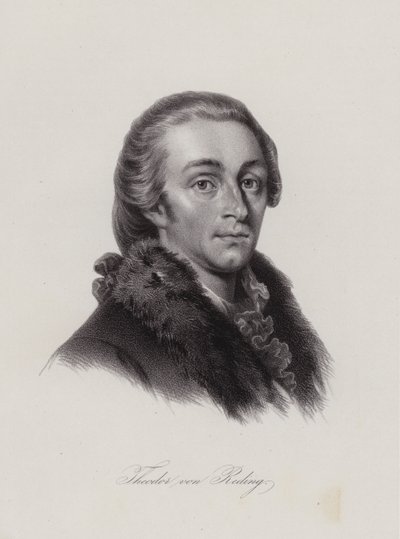 Theodor von Reding, španělský generál švýcarského původu (rytina) od Swiss School