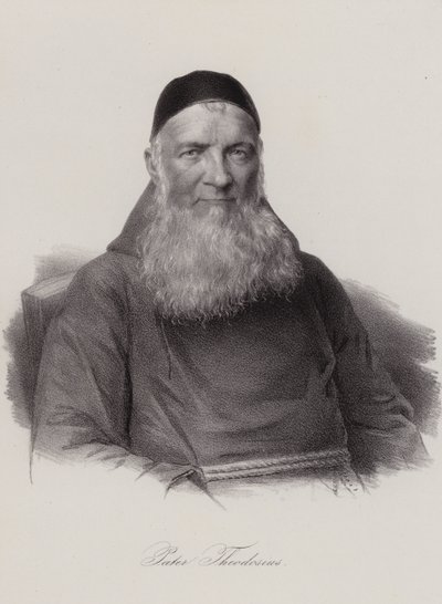 Theodosius Florentini, švýcarský kněz a sociální reformátor (rytina) od Swiss School