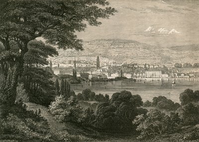 Curych a Zurichberg od Swiss School