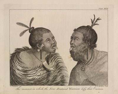 L.R.294.c.7,deska XVII novozélandští válečníci od Sydney (after) Parkinson