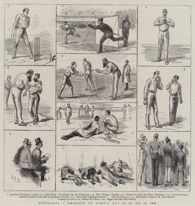 Austrálie versus Anglie v Lord