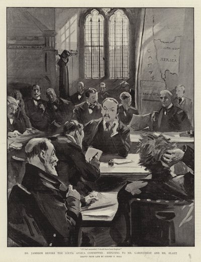 Dr. Jameson před jihoafrickým výborem v odpovědi panu Laboucheremu a panu Blakeovi od Sydney Prior Hall